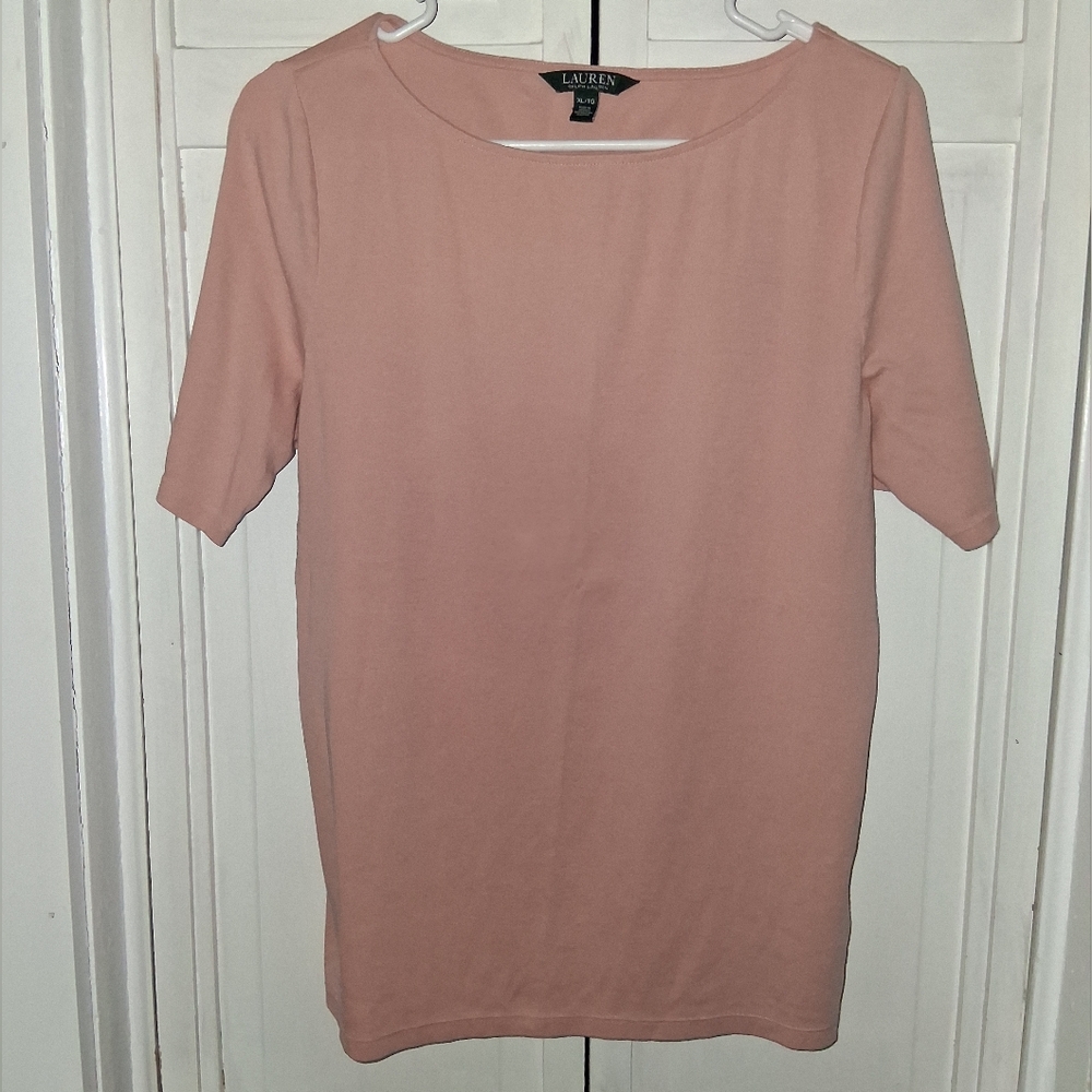 Ralph Lauren Blush Pink Short-Sleeve Crewneck Tee
